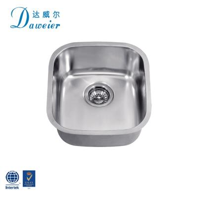 China Without Faucet China Manufacturer Single Bowl Pressed Sink Small Sinks Simple Clean Sink en venta