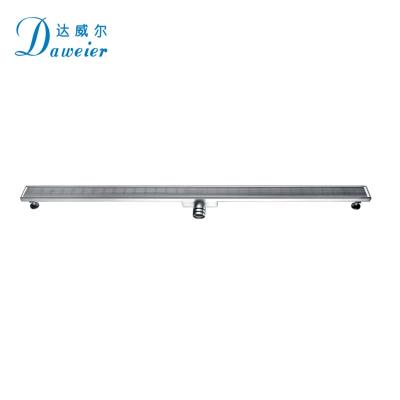 China Anti Smell Quality Assurance 304 Stainless Steel Easy Unpick Wash Floor Drain Bathroom Hidden Linear Drain en venta