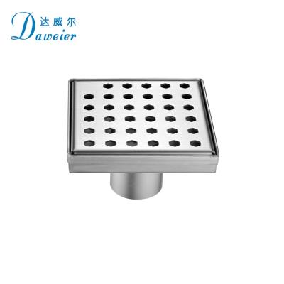 China Durable Anti-odor Square Linear Drain Grates Steel Floor Stainless Steel Ditch Shower Drain à venda