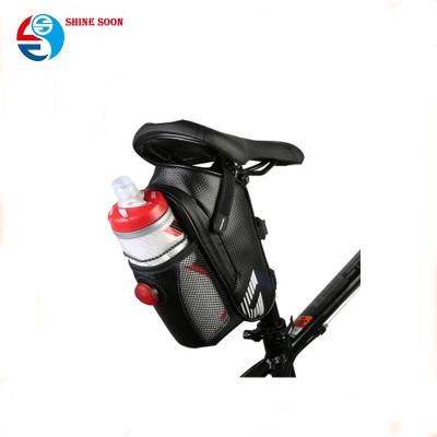 China Waterproof Water Proof New Arrival Bike Seat Courier Bag With Bottle Cage Bag Lightweight Bicycle Saddle Bag for sale