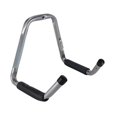 China Durable Bicycle Wall Mount MTB Bike Stable Double Hooks Space Saving Fixed Heavy Duty Hook With Screws for sale