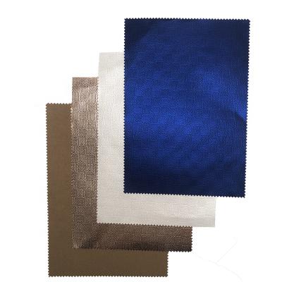 China Guangzhou Supplier 80g Wholesale Waterproof PET Base Film Color Texture Embossed Coated Paper for sale