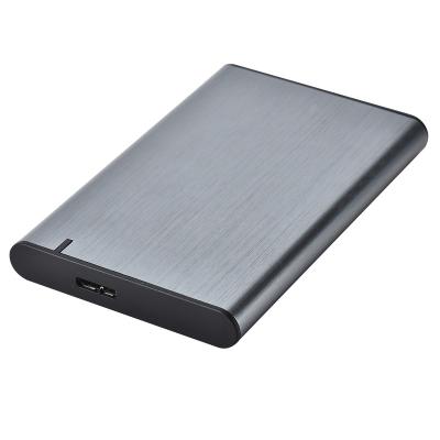 China Plastic Case 2.5 Inch SATA3 Trolley USB2.0 HDD Mobile Hard Drive Box USB SSD Enclosure Plastic HDD Enclosure Mobile External Box for sale