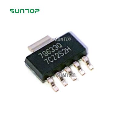 China New and original TPS79633QDCQRQ1 sot-223-6 silk screen 79633q standard regulator IC chip for sale