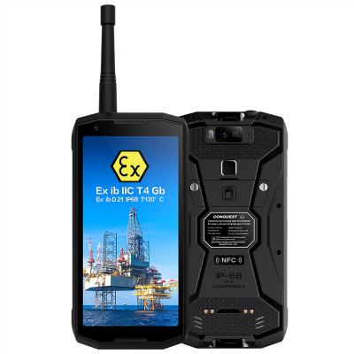 China Dual SIM Card Conquest S12 ATEX Certificate MTK 2.0GHz Octa RF Android 11 Rugged Phone With Wireless Billing Dusk Powder And Worksite for sale