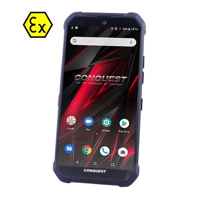 China CONQUEST S21 Android 11 IoT Explosion Proof Private Network 4G 5G NFC Rugged Mobile Phone Dual SIM Card Solution ATEX LTE Mobile Phone For Sale For Oil Develop for sale