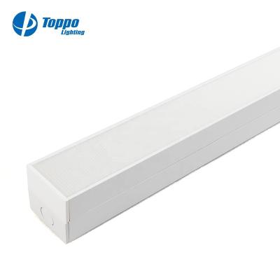 China Aluminum+PC Diffuser+PET Flim Purification Fixture 36w T8 Led Linear 120cm Batten Tube Light 4ft Wire Guard for sale