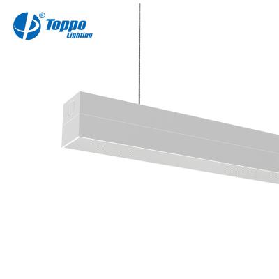 China Aluminum+PC Diffuser+PET Flim TOPPO Classroom Light UGR19 100lmw 1200mm 4000K Low Brightness Linear LED Light for sale