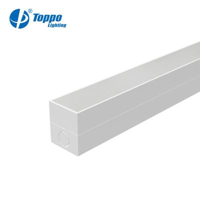 China Popular Low Glare Light Education Linear Light 4ft 17W 100LMW 4000K Aluminum+PC Diffuser+PET Flim TOPPO for sale