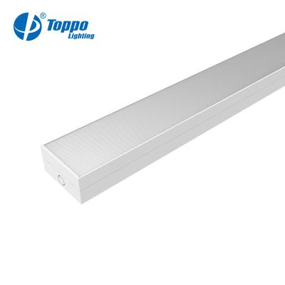 China Newest Commercial LED Linear Light For University Applications Office Commercial LED Light Upton Batten 120mm Frosted Weight for sale