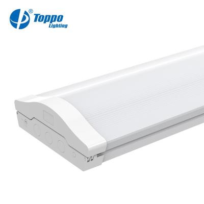 China Aluminum+PC Cover TOPPO 4ft 5ft 32W 120lm/w Linear Commercial LED Light Fixtures Pendant Light for sale