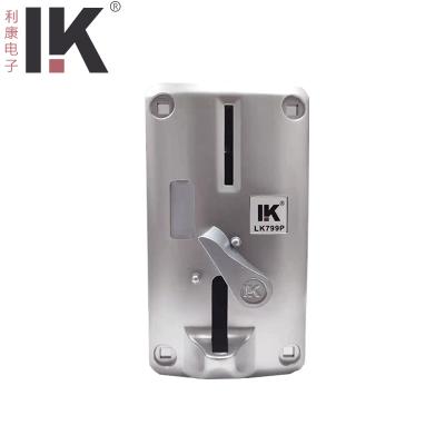 China Matte Silver Panel Single Coin Acceptor Comparative Color Coin Acceptor LK799P Comparative Coin Slot for sale