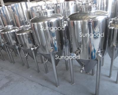 China SS304 USA 1bbl stainless conical fermenter/single wall fermenter for sale