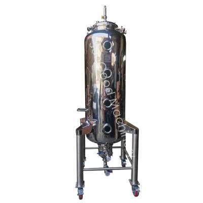 China Turnkey Brewing Equipment 700L Hops Beer Brewing Equipment Stainless Steel Hotels Stainless Steel Brewery System Rear Hop Gun for sale