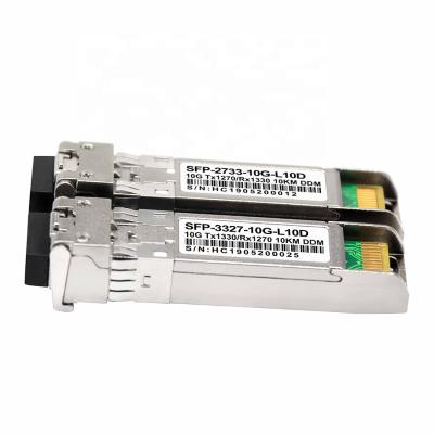 China Product Sfp-10g-lr Compatible Huawei 10G Bidi 1270nm/1330nm SFP+ 10KM FTTH Telecom for sale