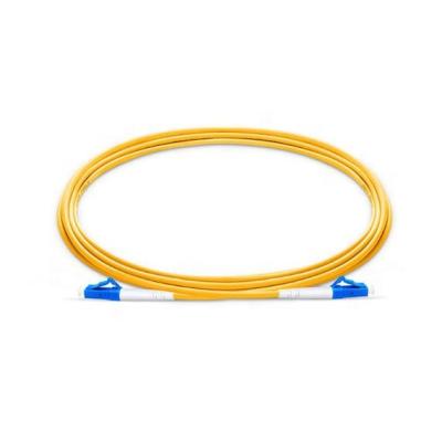 China FTTH Customized OS2 Simplex Single Mode LC/SC/FC/ST Fiber Optic Patch Cable for sale