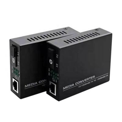 China Factory Price 10/100M Network FTTH FTTxFTTB Fiber Ethernet Single Fiber 80km Fast Optical Media Converter for sale