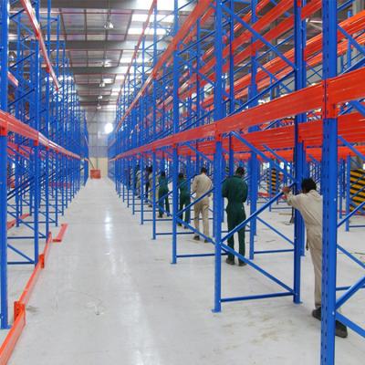 China Heavy Duty Industrial Warehouse Warehouse Storage Beam Rack Tubular Shelves Racking System for sale