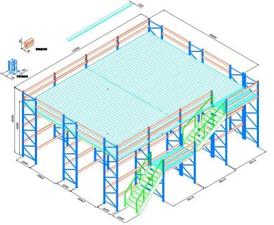 China Customizable Warehouse Storage Platform Heavy Duty Mezzanine for sale