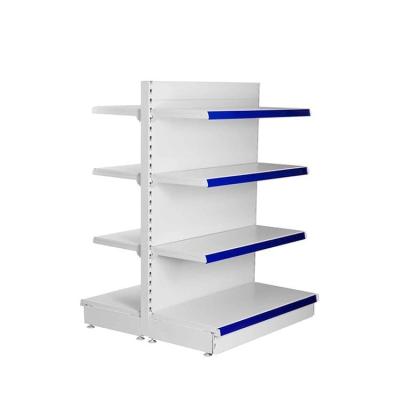 China Heavy Duty OEM Customized 5 Layer Gondola Metal Display Stand Supermarket Gondola Shelving Shelves for sale