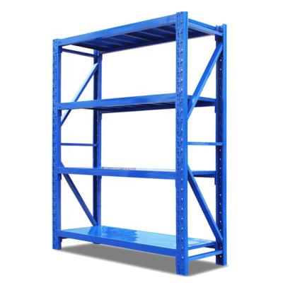 China Heavy Duty Metal Light Duty Goods Storage Racking Industrial Warehouse Storage Shelves Warehouse Storage Rack Customized for sale