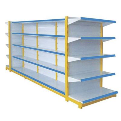 China Customized Adjustable Medium Duty Steel Shelving Shelves Double Sided Storage Rack for sale