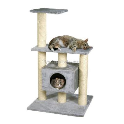 China Sustainable High Quality Cheap Price Durable Cat Tree Pet Furniture Large Scratch for sale