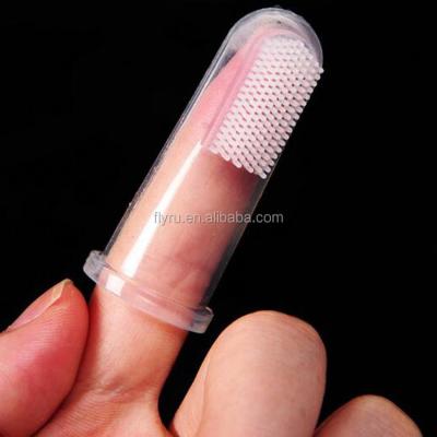 China Viable Wholesale Silicone Pet Finger Toothbrush Addition Bad Breath Soft Tartar Teeth Care Pet for sale