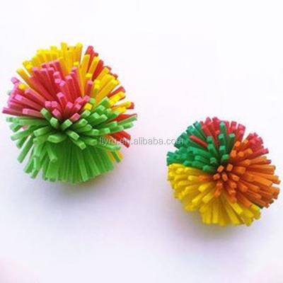 China Small Cat Toy Christmas Gift Viable Colorful Cat Toys Sponge Balls for sale