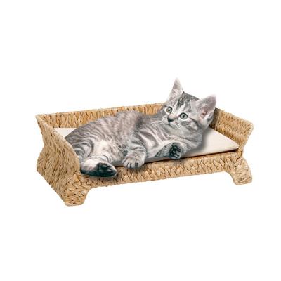 China Handmade New Design 100% Sustainable Cat Cutout Sofa Pet Cat Bed Environmental Friendly Lucky Cats for sale