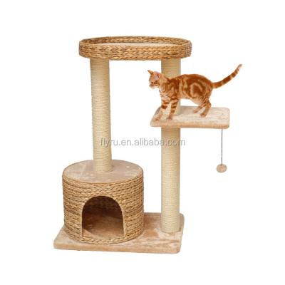 China Wholesale high quality natural viable banana leaf cat tree/furniture for sale