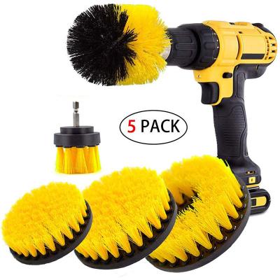 China Sustainable Multifunctional Drill Cleaning Brush Power Scrubber Brush For Bathroom for sale