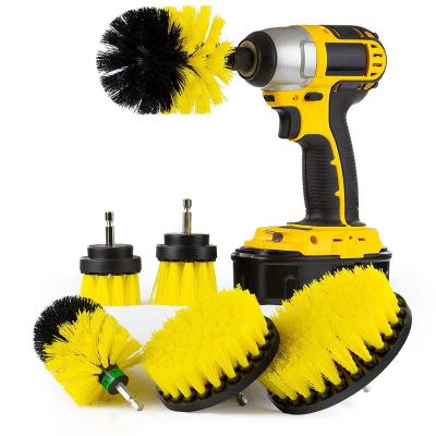 China Sustainable Clean Electric Drill Brush Head For Deep Cleaning Carpet & Glass Cleaning & Shower Door Car Interior for sale