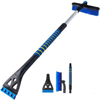 China Car Vents 6-Inch Extendable Snow Plow and Detachable Snow Clearance Brush Car Wash Brush for sale