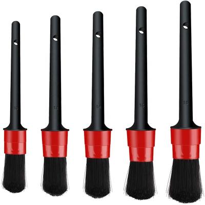 China Car Vents Amazon Hot Sale 5pcs Ultra Soft PP Detailing Brush For Car Interior Detailing for sale