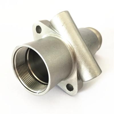 China Precision Aluminum Lost Wax Food Grade Stainless Steel Connecting Pipe Casting High Quality Cast Aluminum for sale