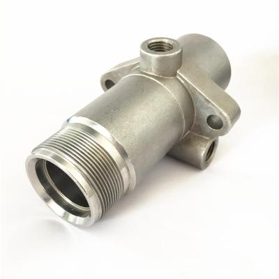 China Precision Aluminum Custom Lost Wax Food Grade Stainless Steel Connection Casting Pipe for sale