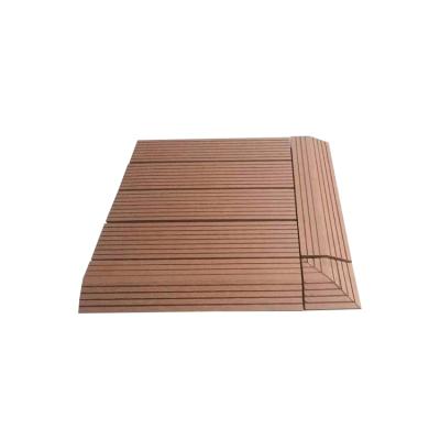 China 40cmx40cm modern wpc exterior flooring/stone composite decking tile for sale