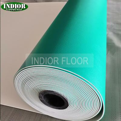 China Modern PVC Vinyl Flooring Badminton Basketball Court Gym Fitness PVC Plastic Mat India for sale