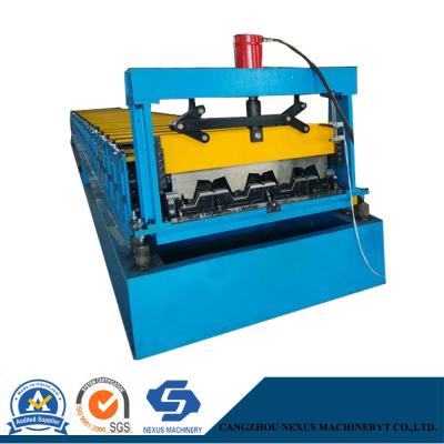 China 1250mm Coils Width Steel Floor Decking Roll Forming Machine Price with Best Quality for sale