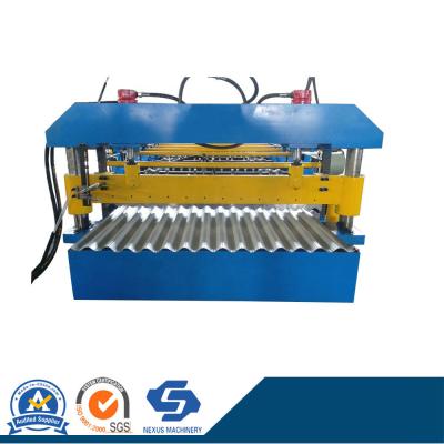 China Good Price Corrugated Iron Sheet Roofing Tile Making Roll Forming Machine for sale