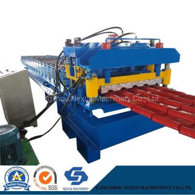 China Metal Roof Tile Panel Cold Roll Forming Machine with High Speed for sale