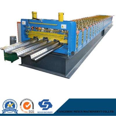 China Metal Steel Floor Decking Panel Roll Forming Machine for sale