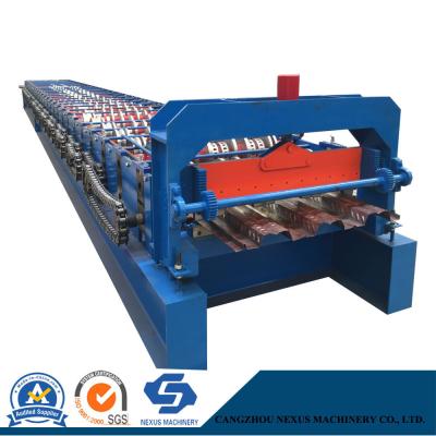 China High Speed and Heavy Weight Bondeck Panel Floor Deck Roll Forming Machine for sale