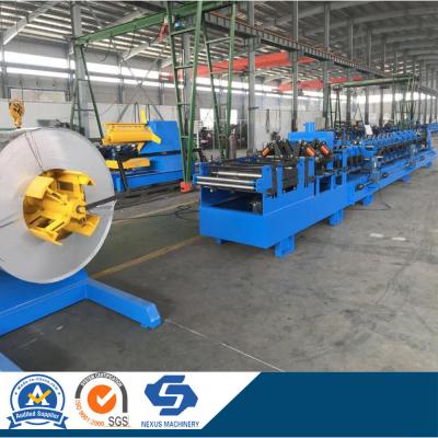 China Full-Automatic C and Z Steel Purline Roll Forming Machine/CZ Changeable Purlin Machine for sale