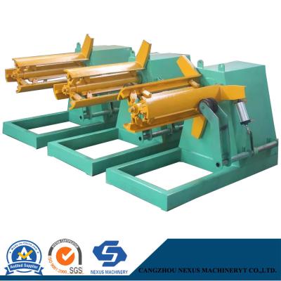 China Motorized Unwind Shaft Sheet Metal Coil Steel Strip Mandrel Uncoiler Manual Decoiler for Press Machine for sale