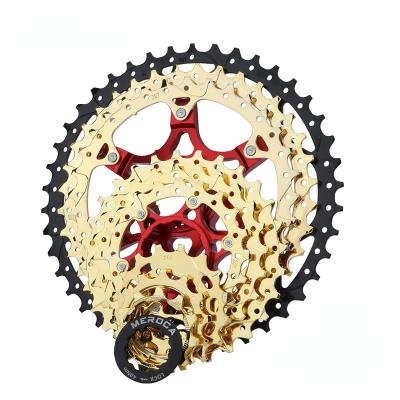 China MEROCA Aluminum MTB Drop Off 11-46T 11-52T Wide Ratio 8/9/10/11/12 Speed ​​Suitable For Shimano Bike Sprocket Bicycle Cassette for sale