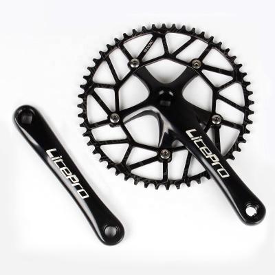 China Super Lightweight Bicycle Crank 46T 50T 52T 54T 56T 58T Bicycle Crank Crankset 130BCD Single Disc Crankset 130BCD for sale