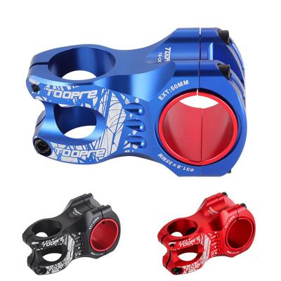 China MTB Road Bikes TOOPRE Adjustable Downhill Bike Stem Ultralight 50MM Cavity CNC MTB Aluminum Short Stem Bike Cycling Accessories 31.8/35mm for sale