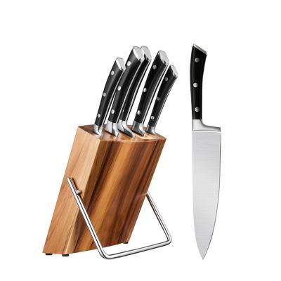 China Amazon Viable Hot Sale Professional Chef Knife Set 5PCS Stainless Steel Kitchen Knife Sets for sale